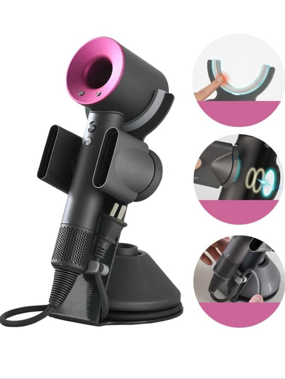 Dyson Magnetic Hair Dryer & Attachment Holder